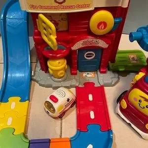Vtech go go smart wheels best sale fire command rescue center playset
